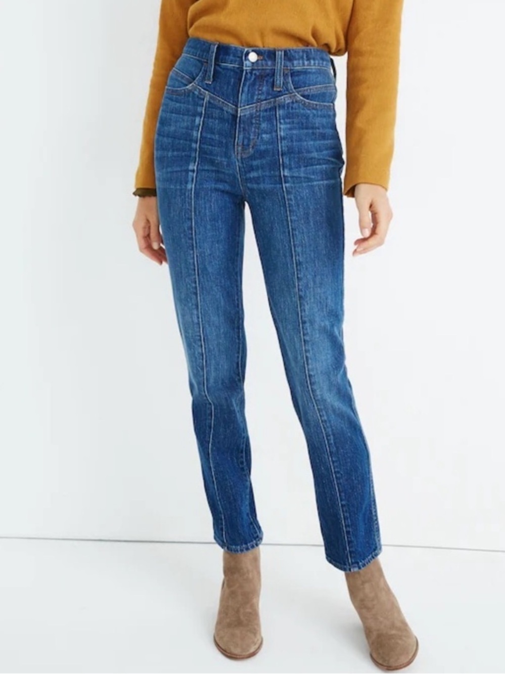 Madewell Classic Straight Jeans Women’s Size 27 Seamed Edition Bandry Wash D